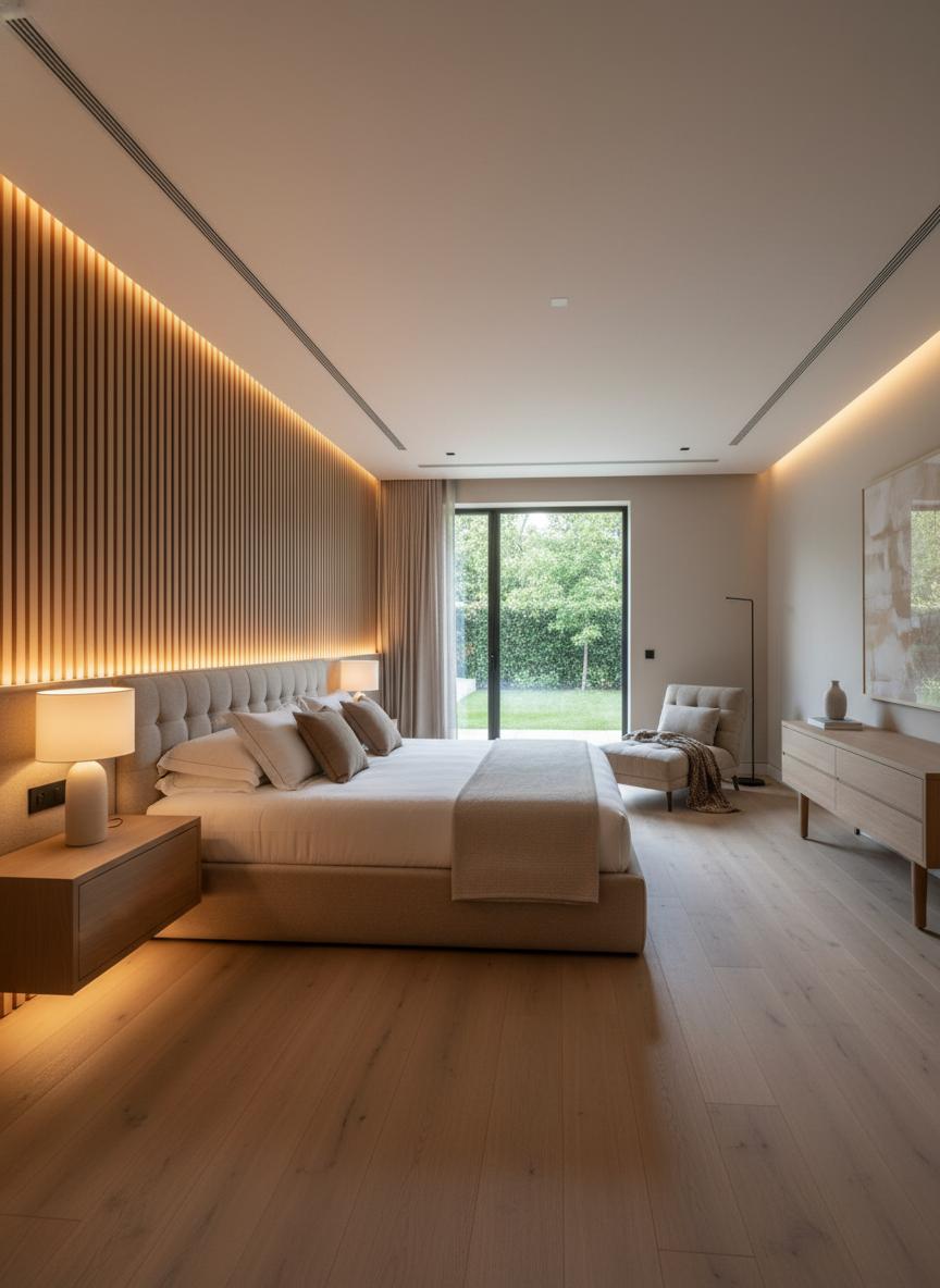 Ultra-modern villa interior with premium finishes